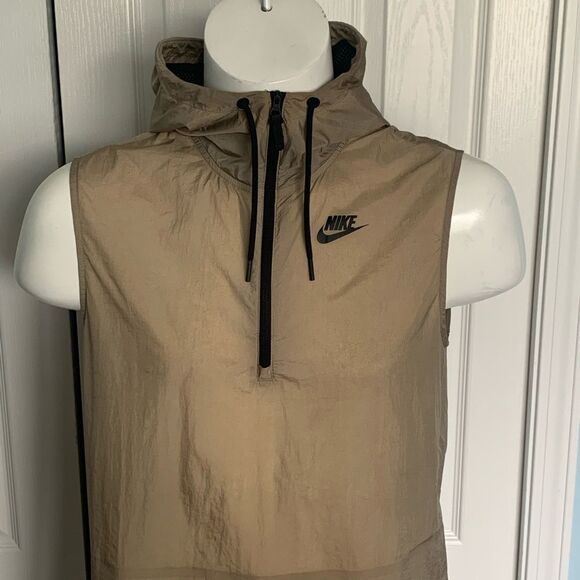 Nike Tan Sleeveless Hoodie - Picture 5 of 8